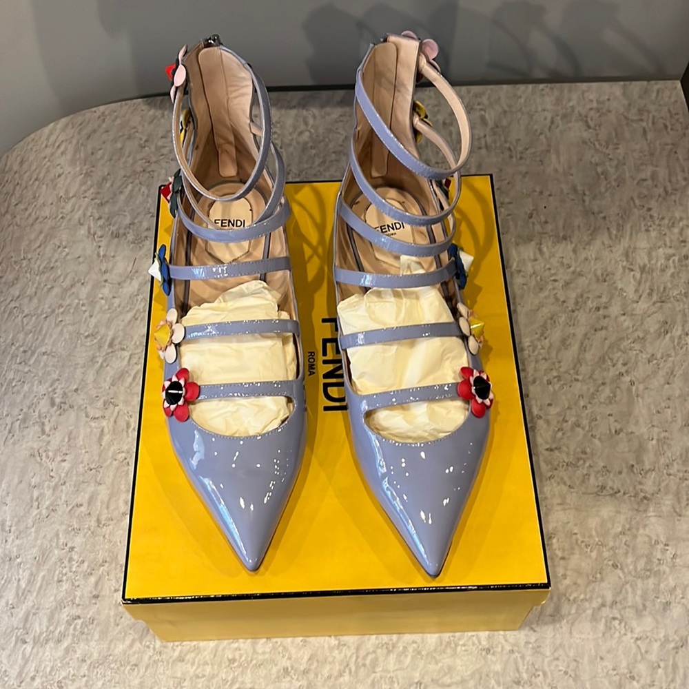 Fendi Lilac Purple Sandals